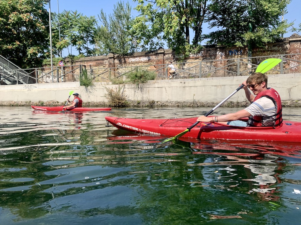 Kayak Navigli Milano Team building