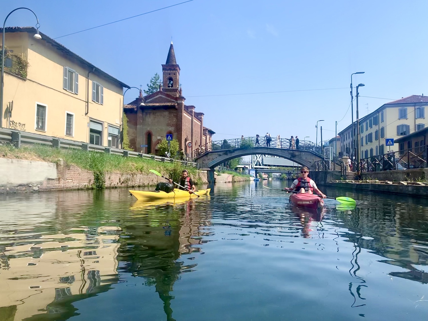 Kayak canoé Team Building italie